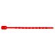 Kabelbinder aus Silikon - 09283, 190 mm, 1, 100, rot