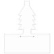 Siebkorbanhänger aus Kunststoff - 09678, 100 x 110 mm, 1, 250, Tannenbaum, weiss